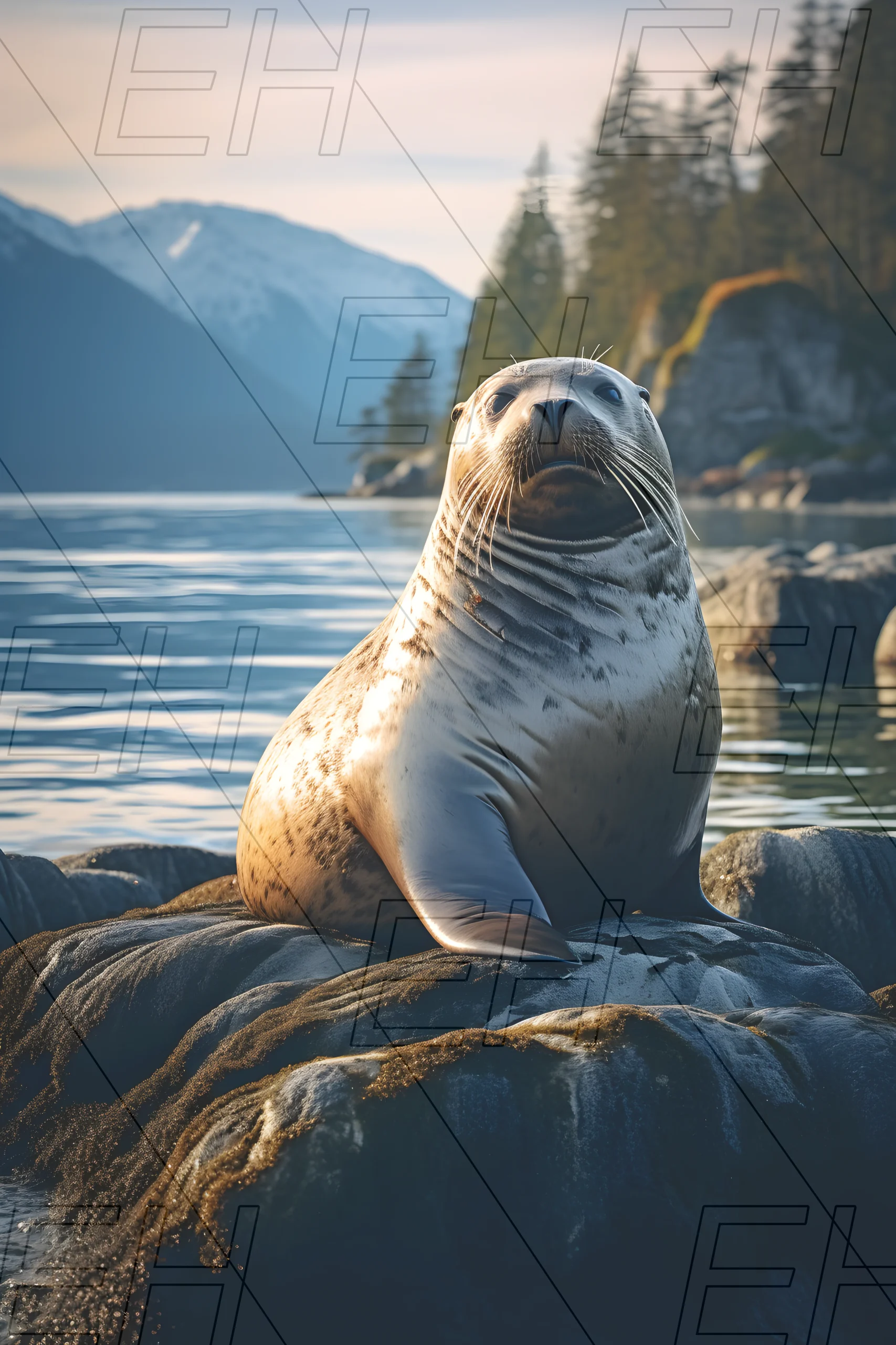 Hayvan Temalı Baskılı Kanvas Ahşap Tablo Hayvan Temalı Baskılı Kanvas Ahşap Tablo